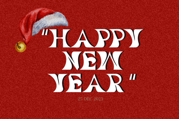 Happy Christmas Font - Preview 4