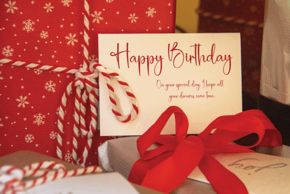 Holiday Christmas Font - Preview 4