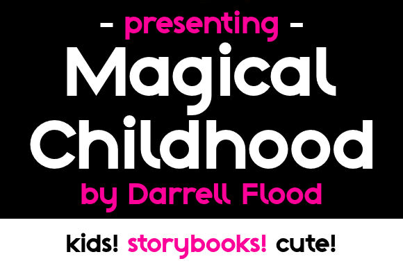 Magical Childhood Font PNG with transparent background - Preview 1