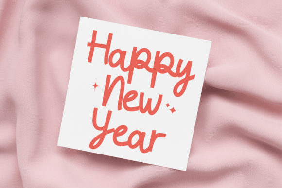 Merry Babe Font PNG with transparent background - Preview 3