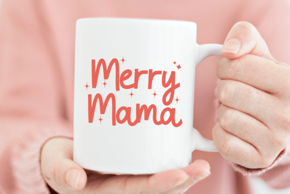 Merry Babe Font PNG with transparent background - Preview 4