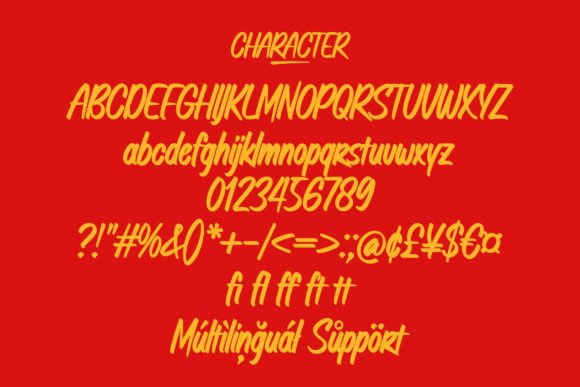 Mooncrack Font PNG with transparent background - Preview 5