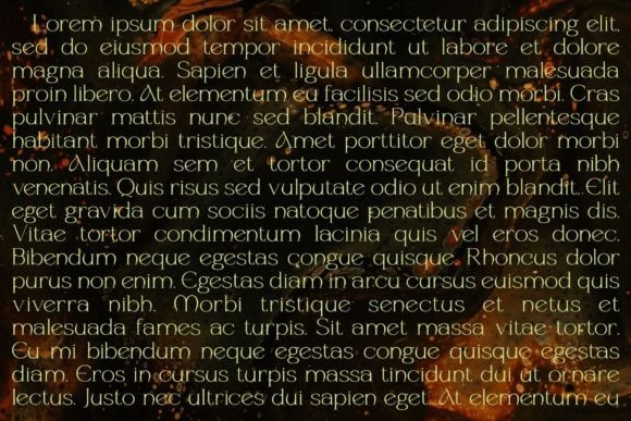 Naure Font PNG with transparent background - Preview 5