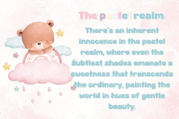 Pastel Sweet Font PNG with transparent background - Preview 2