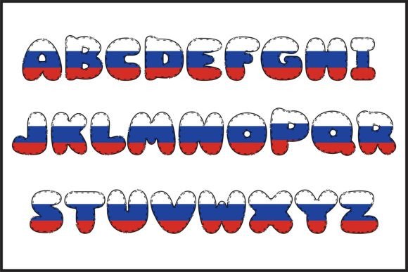 Russia Font PNG with transparent background - Preview 1