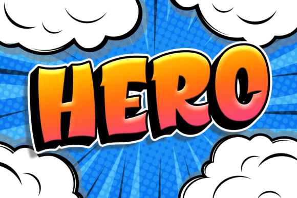 Smack Comic Font PNG with transparent background - Preview 1