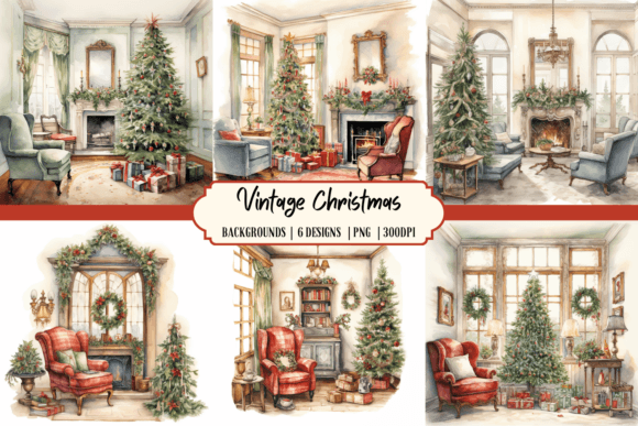 Vintage Christmas Background