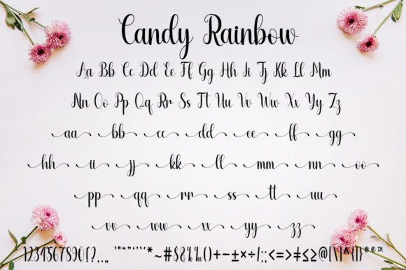 Candy Rainbow Font - Preview 5