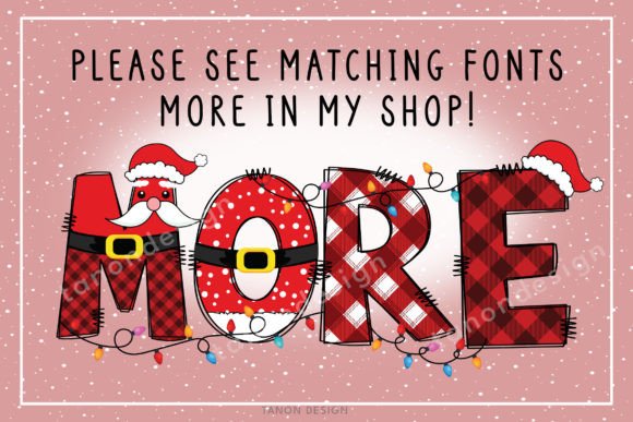 Christmas Font - Preview 4
