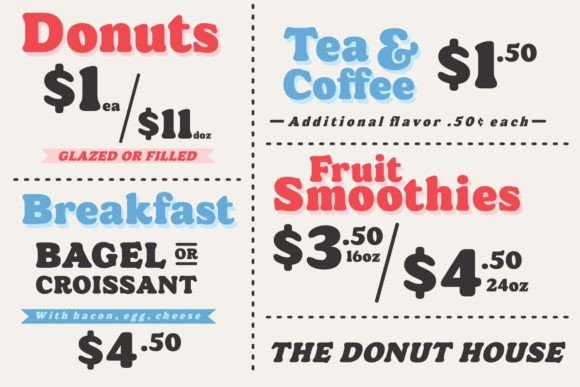 Donut Shop Font - Preview 5