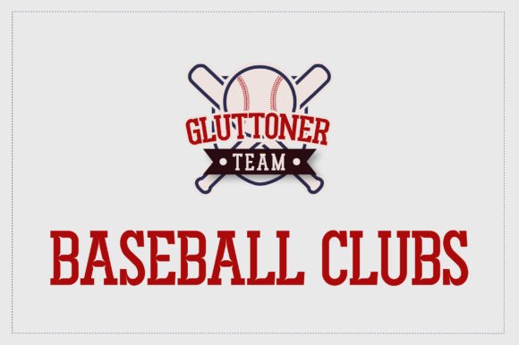 Gluttoner Font PNG with transparent background - Preview 2