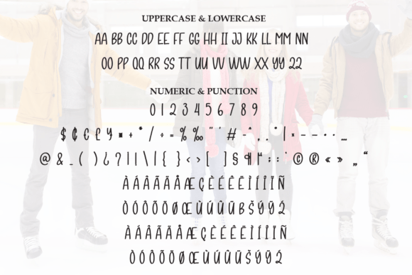 Ice Skating Font - Preview 6