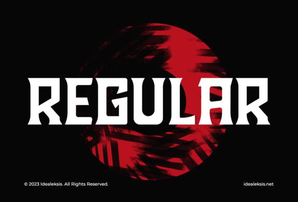 Rock Thorn Font PNG with transparent background - Preview 4