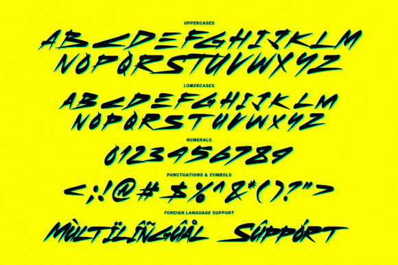 Ryzes Font PNG with transparent background - Preview 6