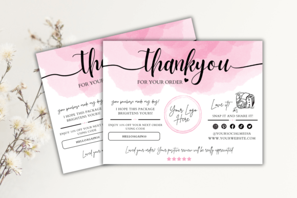 Small Business Thank You Card Template