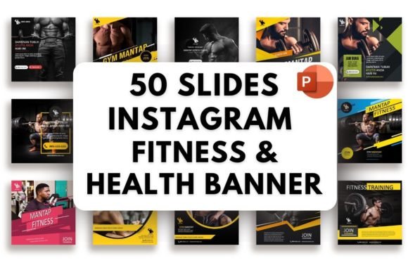 50 Instagram Health and Fitness Template