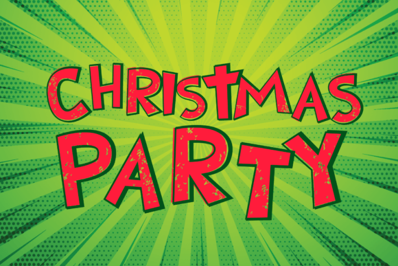 Christmas Grinch Font PNG with transparent background - Preview 1