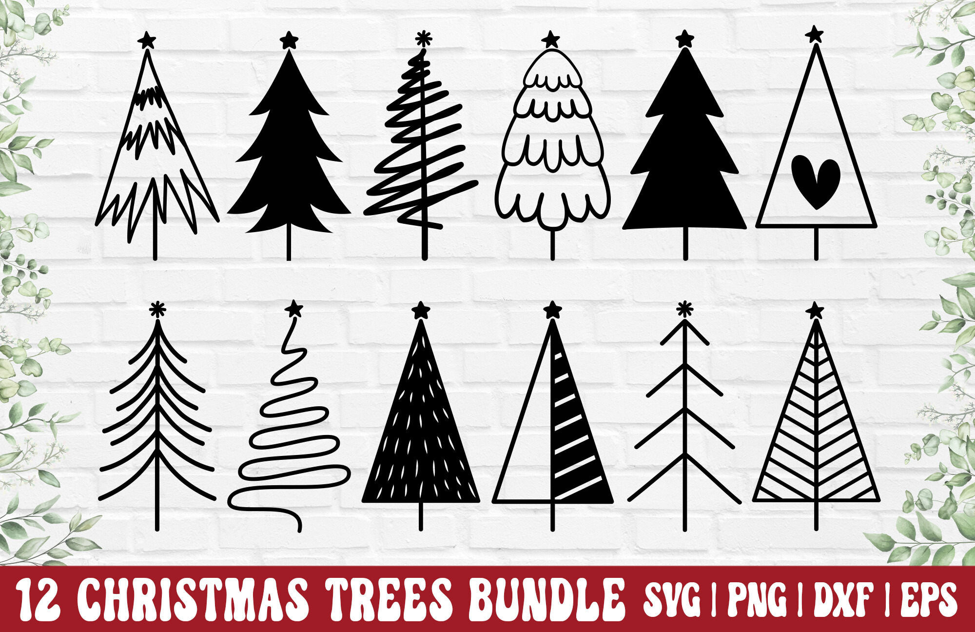Christmas Tree SVG Bundle
