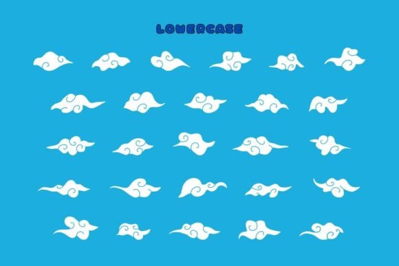 Cloudy Sky Font - Preview 2