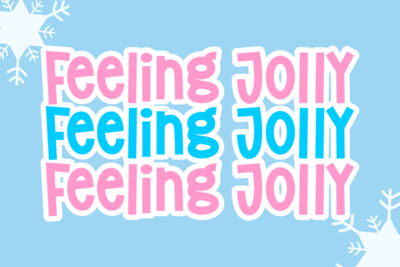 Crafty Winter Font - Preview 3