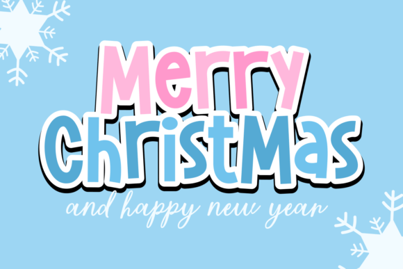 Crafty Winter Font - Preview 4