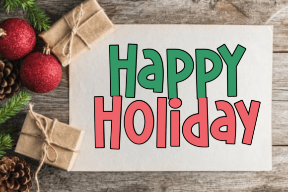 Crafty Winter Font - Preview 6