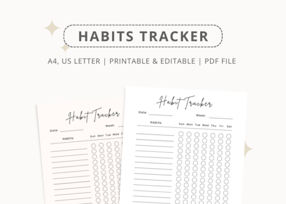 Daily Habit Tracker Printable