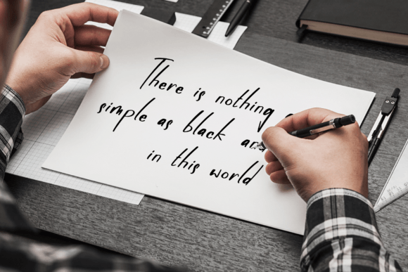 Huntsparkle Font PNG with transparent background - Preview 6