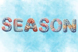 Knitted Alphabet PNG Sublimation Graphic by Dreamy Art · Creative Fabrica