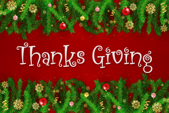 Luxury Christmas Font PNG with transparent background - Preview 1