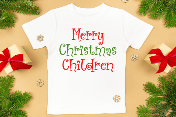 Luxury Christmas Font PNG with transparent background - Preview 4