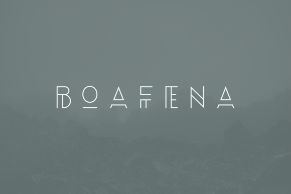 Mafobah Font font preview - 1