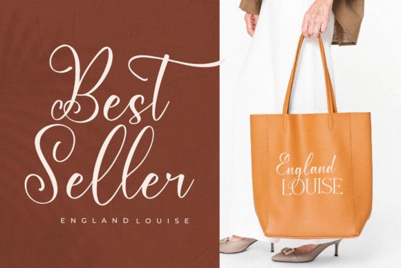 Qerginas Frenchstyle Font PNG with transparent background - Preview 3