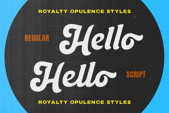 Royalty Opulance  Font PNG with transparent background - Preview 2