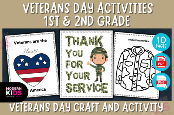 Veterans Day Activities 1st & 2nd Grade