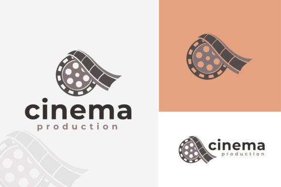 Minimalist Cinema Logo Design Camera