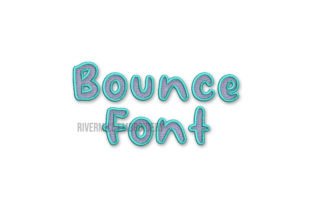 1 Inch Bounce Machine Embroidery Font · Creative Fabrica