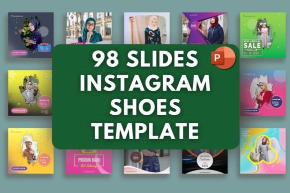 Instagram Muslim Fashion Templates Graphics