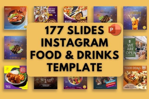 Food Restaurant Instagram Post Template