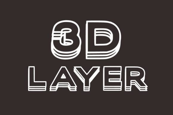 Best Font 3d Font - Preview 2
