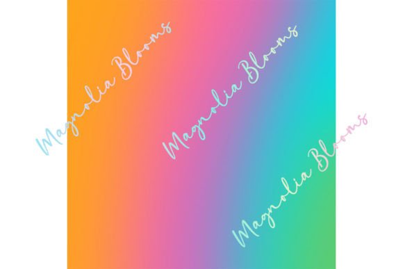 Bright Colors Ombre Gradient Background