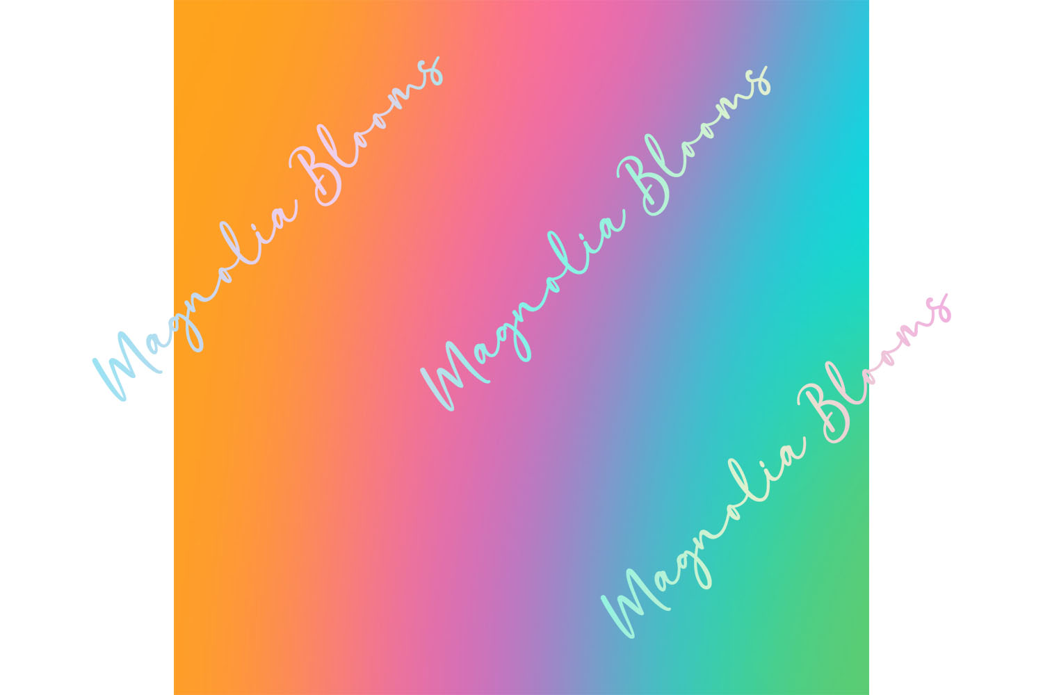 Bright Colors Ombre Gradient Background