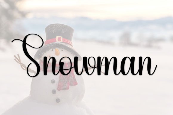 Christmas Chocolate Font - Preview 3