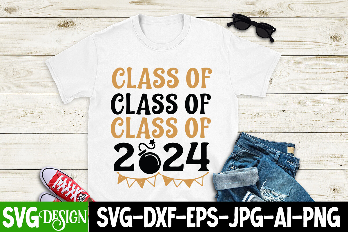 Class of 2024 SVG Cut File Graphic by ranacreative51 · Creative Fabrica