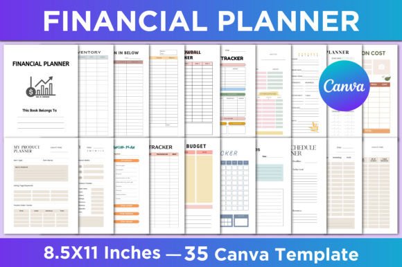 Financial Planner Canva Template
