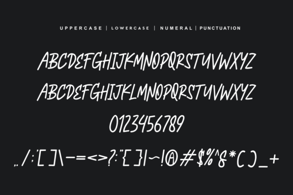 Marker Vandero Font PNG with transparent background - Preview 4