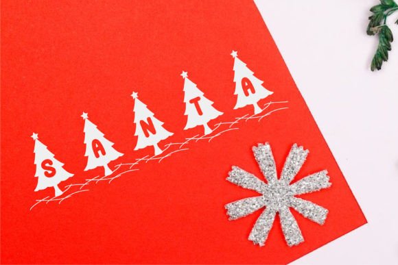 Pine Decorative Font PNG with transparent background - Preview 1