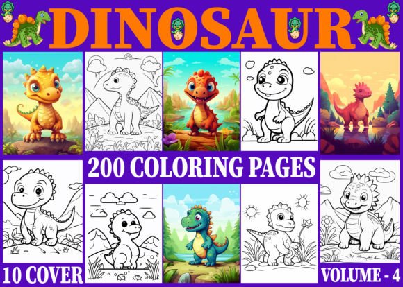 200+ Dinosaur Coloring Pages for Kids