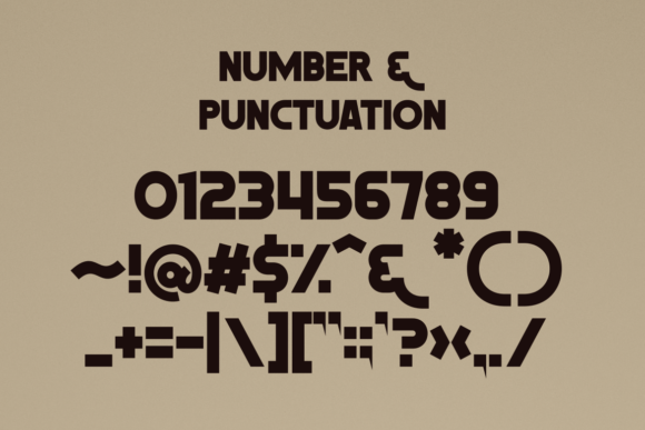 Secron Font PNG with transparent background - Preview 2
