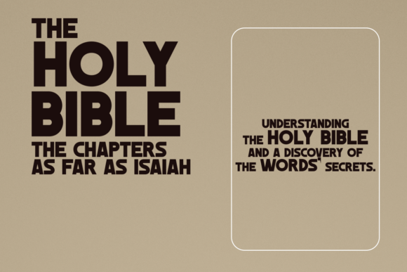 Secron Font PNG with transparent background - Preview 3